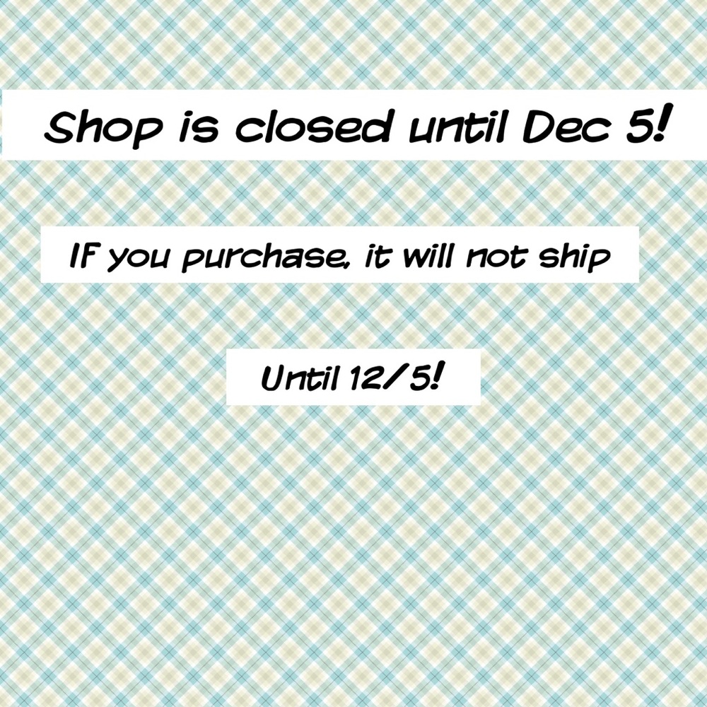 Shipping will be on 12/5